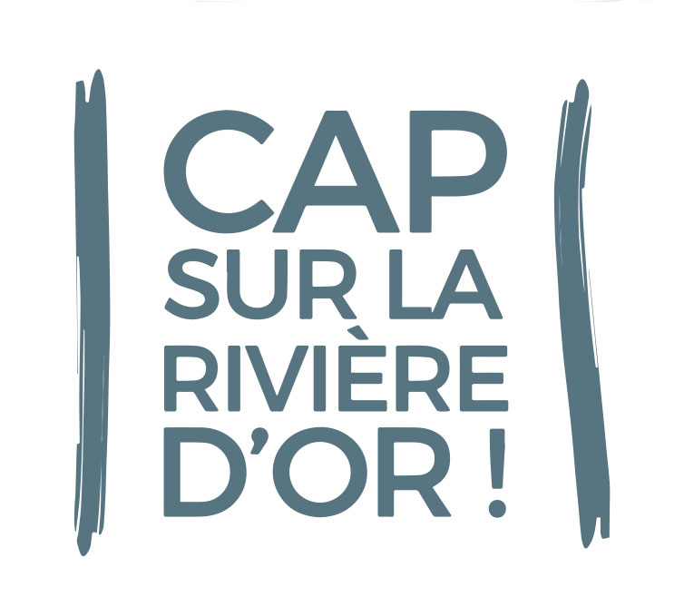 Cap sur la rivière d'or - Logo